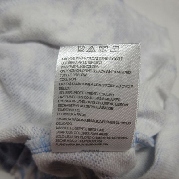 Halston tie dye French terry drawstring Riviera‎ shorts - Picture 14 of 14